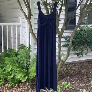 NY & Co. Navy blue maxi dress
